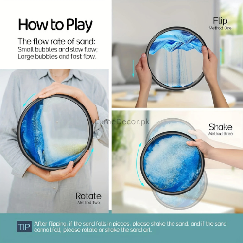 Small Size Moving Sand Art Frame | Lume Decor