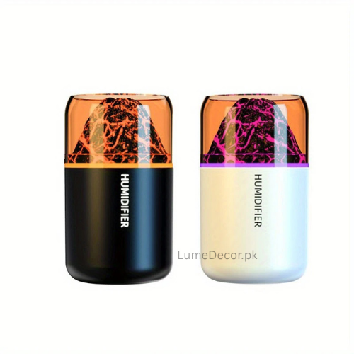 Volcano Mist Humidifier with LED Lava Glow | Lume Decor