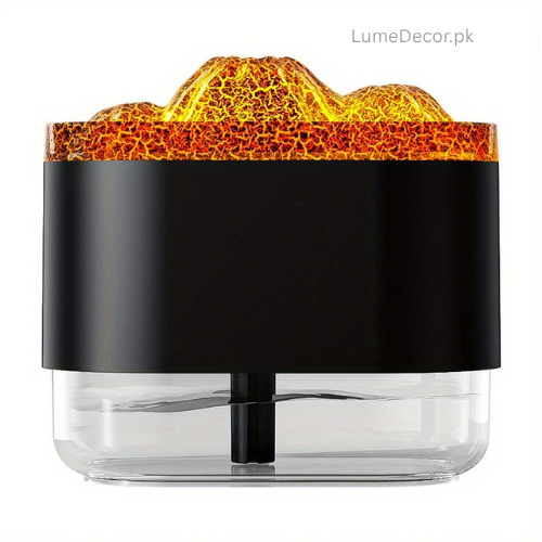 Volcano-Inspired Aromatherapy Humidifier with LED Lava Effect | Lume Decor
