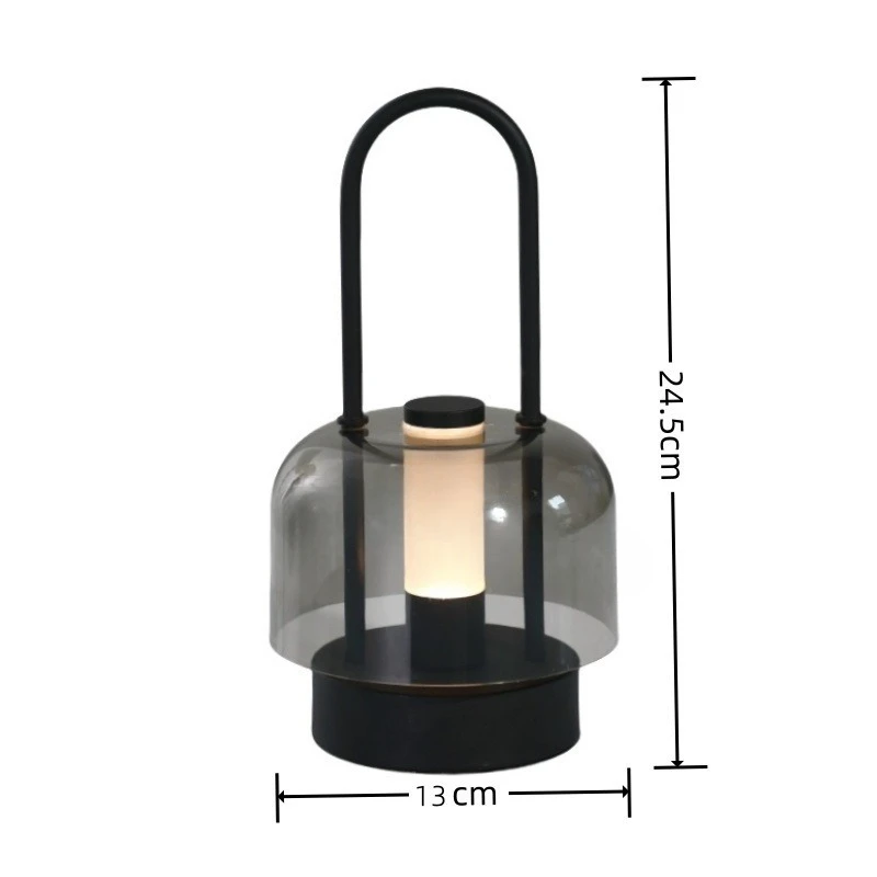 Modern Minimalist LED Touch Table Lamp – Rechargeable Ambient Light