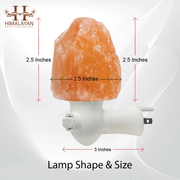 Hand Carved Natural Shape Himalayan Salt Nightlight Mini Lamp