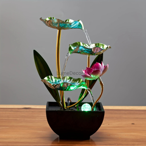 USB-Powered Mini Desktop Fountain – Compact Zen Waterfall with Peaceful Flow | LumeDecor