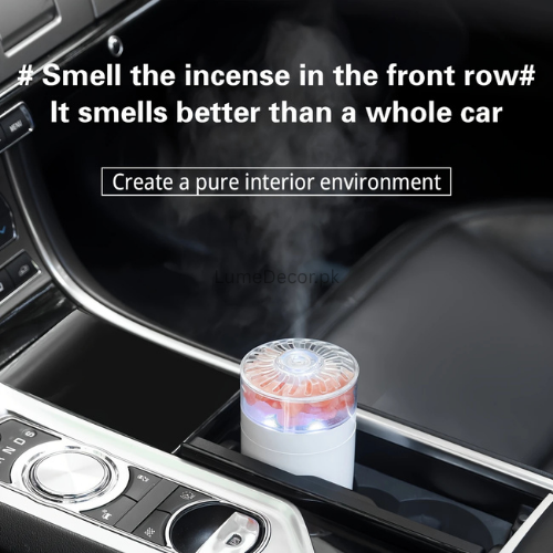 Himalayan Salt Rock LED Humidifier with Rechargeable Battery | Lume Decor