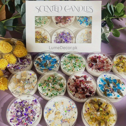 Aroma Art Scented Candle – Decorative Fragrance Candle for Mood Lighting, Meditation & Gifting | LumeDecor