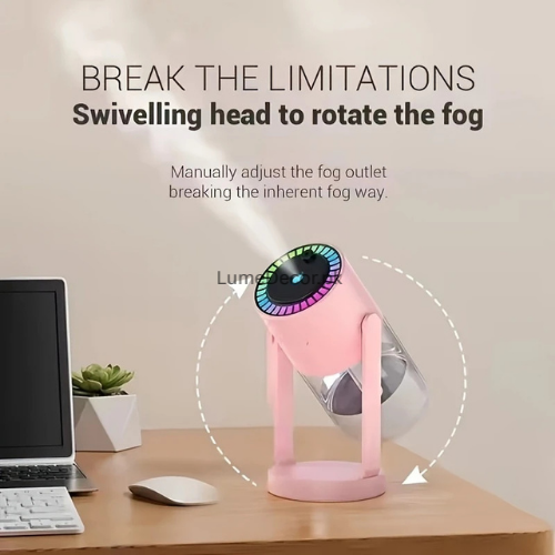 LED Galaxy Mist Humidifier with Cool Ultrasonic Mist | Lume Decor