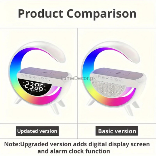 BT-3401 LED Bluetooth Speaker Lamp – Rechargeable Wireless Audio Light with Soft Glow for Home | LumeDecor