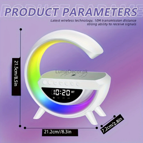 BT-3401 LED Bluetooth Speaker Lamp – Rechargeable Wireless Audio Light with Soft Glow for Home | LumeDecor