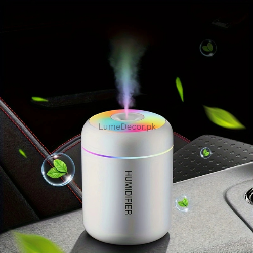 Stylish RGB LED Desk Humidifier with Color-Changing Light | LumeDecor