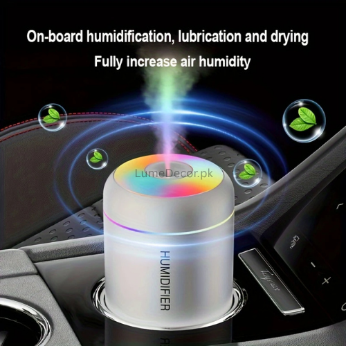 Stylish RGB LED Desk Humidifier with Color-Changing Light | LumeDecor