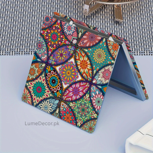 Vintage-Inspired Square Hand Mirror  | LumeDecor