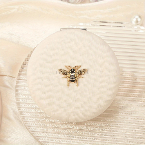 Classic Round Handheld Makeup Mirror | LumeDecor