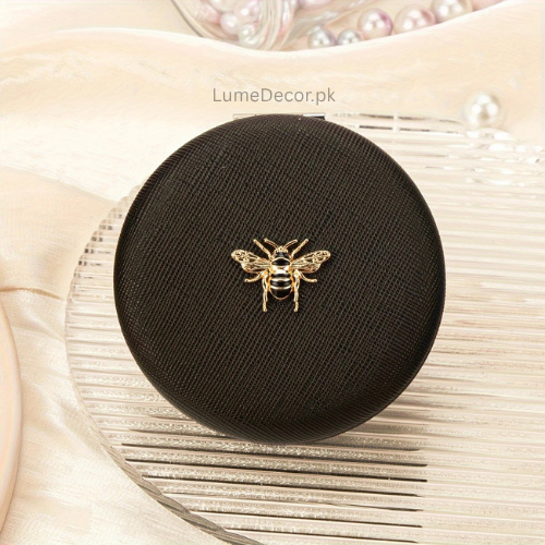 Classic Round Handheld Makeup Mirror | LumeDecor