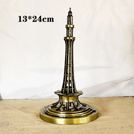 Minar-e-Pakistan Metal Statue – Elegant Pakistan Landmark Replica
