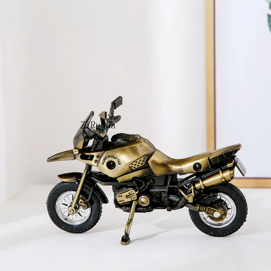 ZiRunda Metal Motorcycle Model | Adventure Tourer Bike Collectible