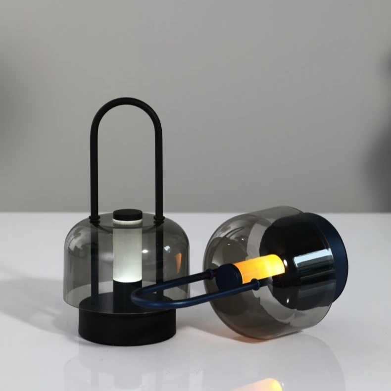 Modern Minimalist LED Touch Table Lamp – Rechargeable Ambient Light