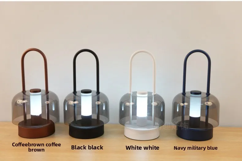 Modern Minimalist LED Touch Table Lamp – Rechargeable Ambient Light