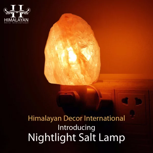 Hand Carved Natural Shape Himalayan Salt Nightlight Mini Lamp