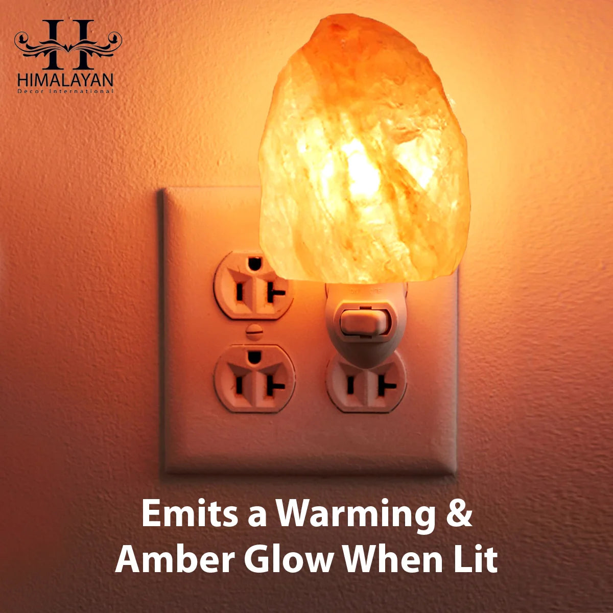 Hand Carved Natural Shape Himalayan Salt Nightlight Mini Lamp