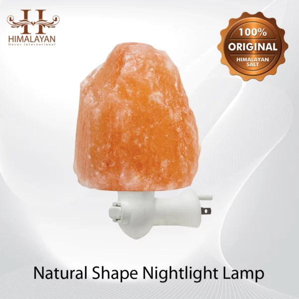 Hand Carved Natural Shape Himalayan Salt Nightlight Mini Lamp