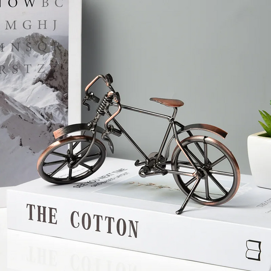 Mini Vintage Metal Bicycle | Handcrafted Iron Bike Decor