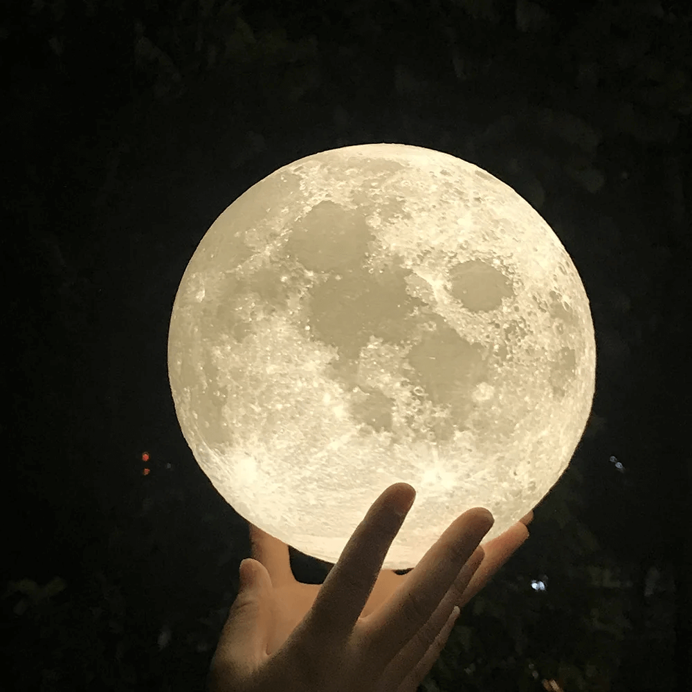 USB Charging Touch Remote Control Moon Lamp (16 Colors)