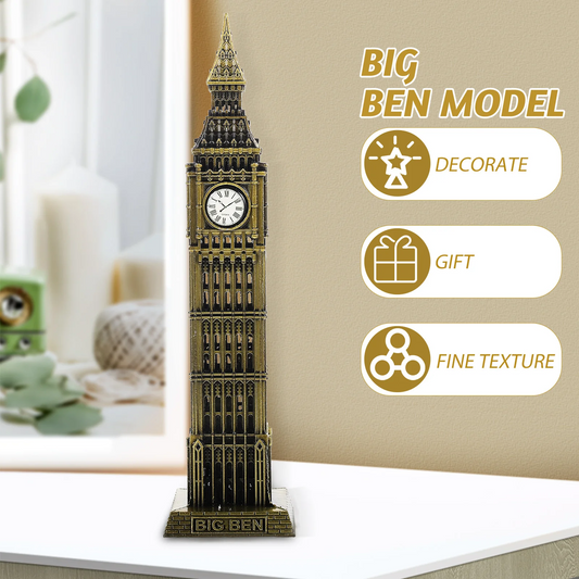 Big Ben Metal Statue – Elegant London Landmark Replica